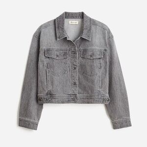Madewell New Button-Front Denim Jacket in
Hallandale Wash NWT Size S